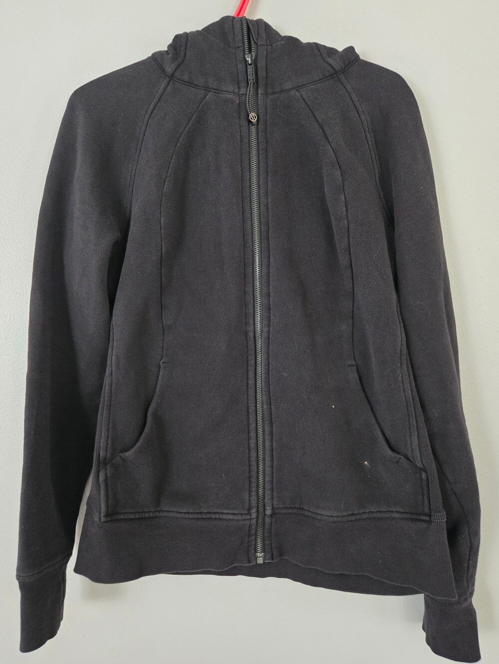 Lululemon Women’s Size 12 Black Scuba Hoodie Full Zip